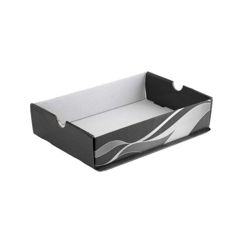 Caja de cajón de papel desechable de aviación con impresión negra