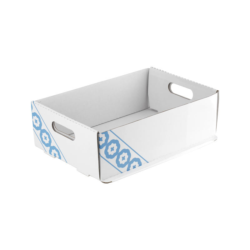 Caja de cajón de papel desechable de aviación decorativa impresa azul